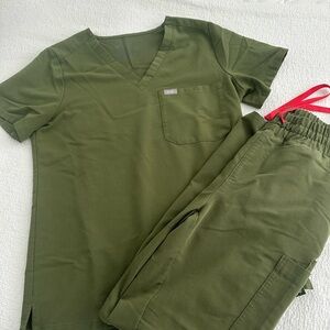 Figs Limited Edition Green Scrub Set, Color: Green | Size: Small/XS bottom